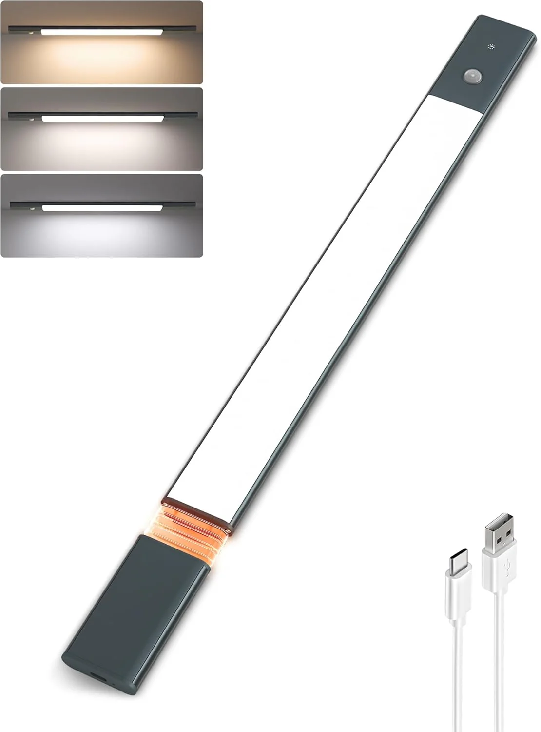 EZVALO Under Cabinet Lighting, 2200mAh Closet Lights with 2 Extra Batteries, 3 Color Temps Motion Sensor Lights Indoor, LED Lights for Closet, Pantry, Kitchen - Image 10