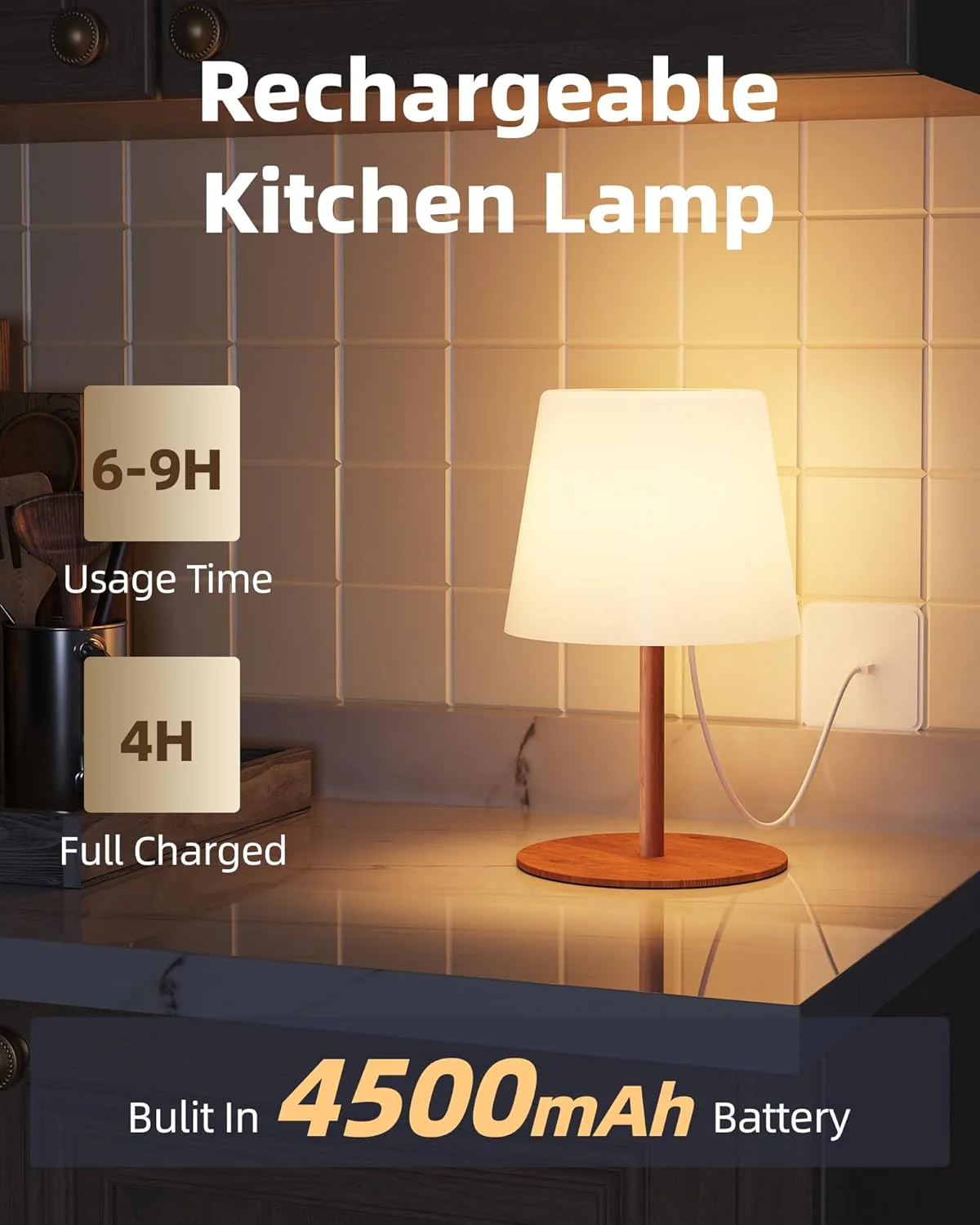 EZVALO Spa-Like Shower Lamp – Waterproof Bathroom Lamp with Remote, Rechargeable Cordless Mood Light, 3 Color Temps & 80 RGB Colors for Relaxing Bathroom & Bathtub Experience - Image 4