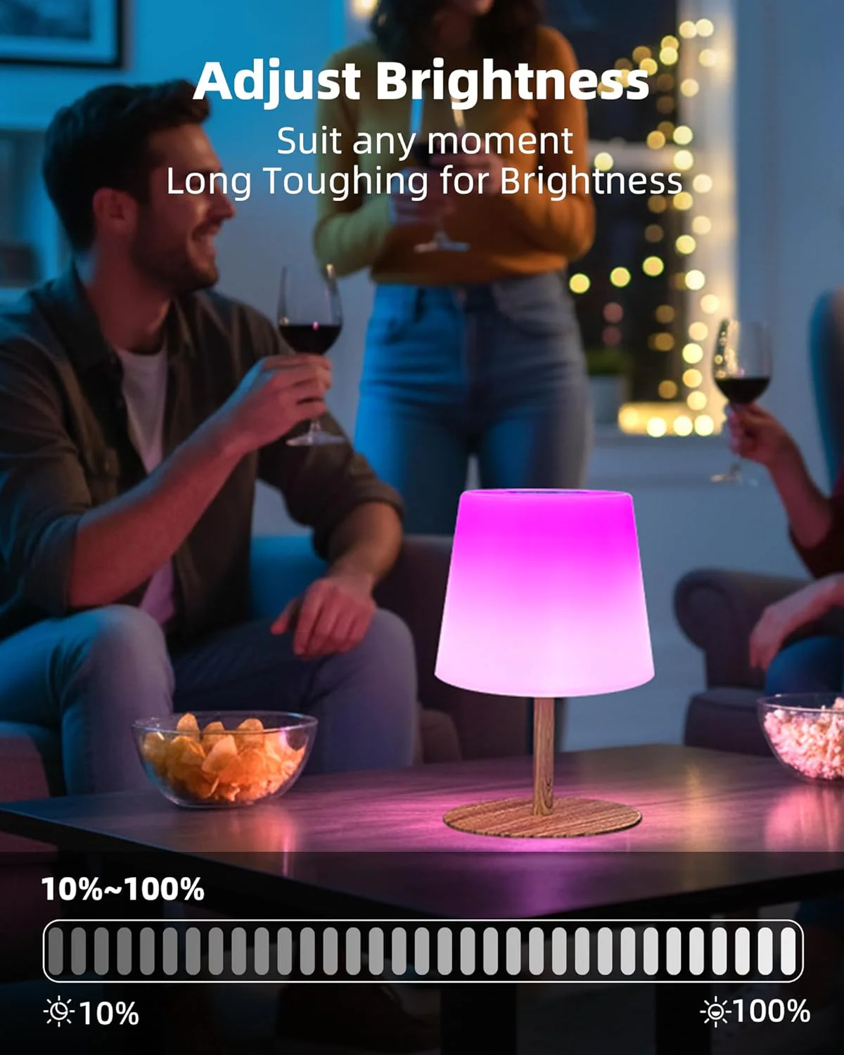 EZVALO Spa-Like Shower Lamp – Waterproof Bathroom Lamp with Remote, Rechargeable Cordless Mood Light, 3 Color Temps & 80 RGB Colors for Relaxing Bathroom & Bathtub Experience - Image 8